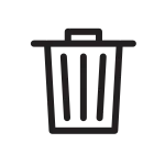 Trash Bin SVG Icon